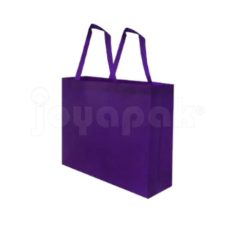 Bolsa ecológica market morada NW-MKT, vista en ángulo.