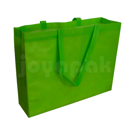 Bolsa ecológica de tela market verde NW-MKT, vista lateral.